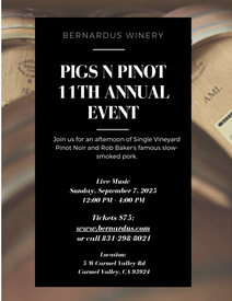 Pigs and Pinot