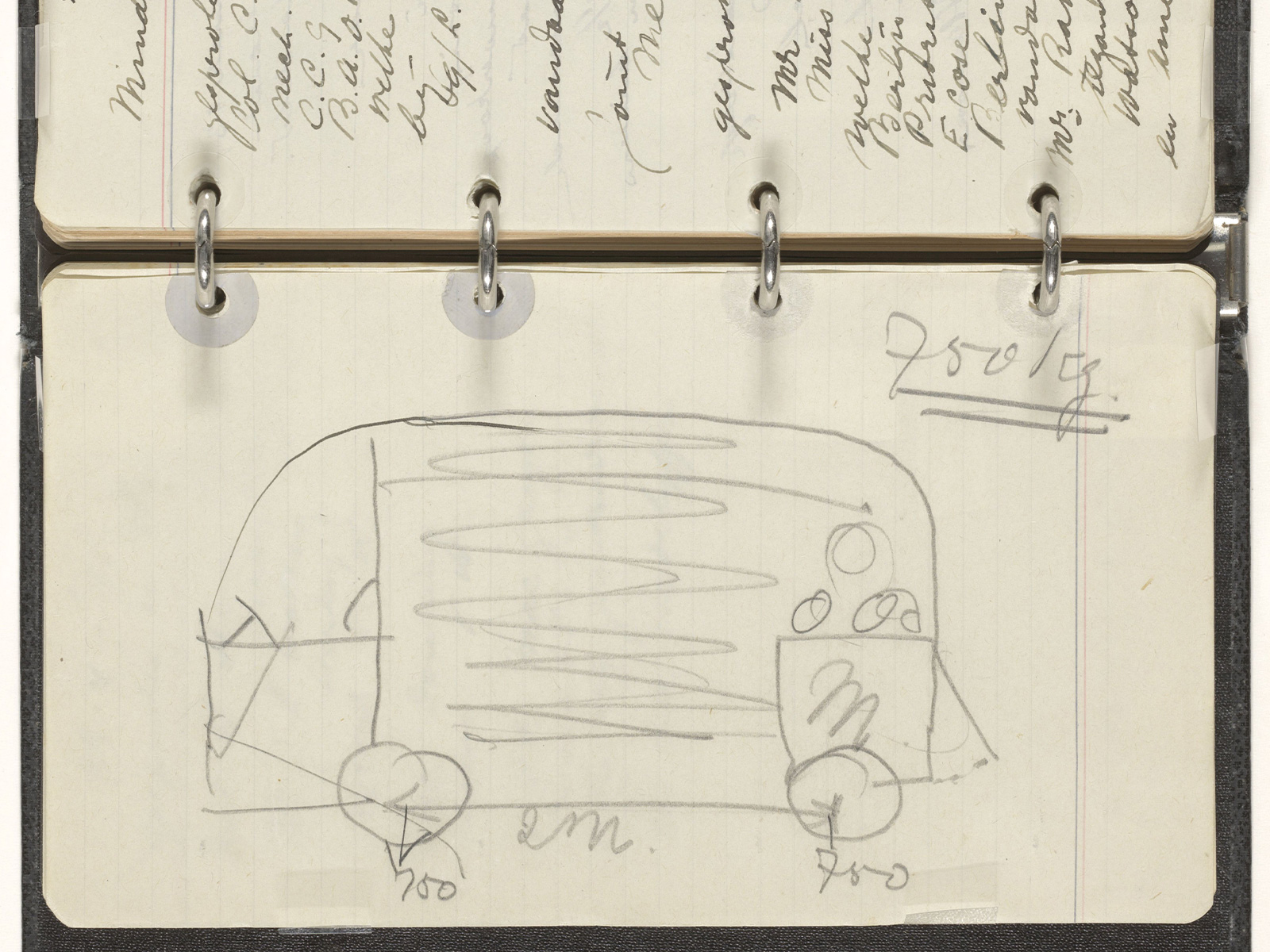 Ben Pon Sr. sketches the first VW Bus