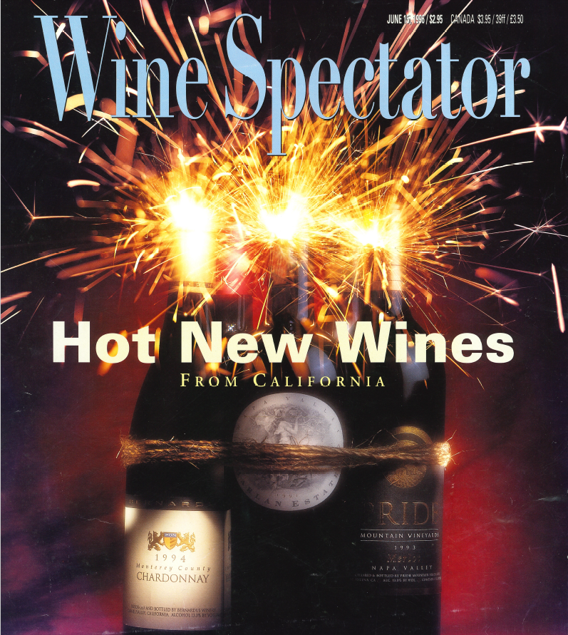 Bernardus makes cover of Wine Spectator